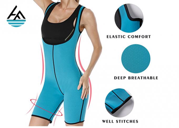 Plein costume de sueur élastique confortable de corps/costume sauna du néoprène pour l'exercice de forme physique