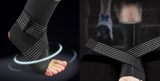 Bandage élastique de soutien d'enveloppe de cheville du néoprène/de cheville pied de sport